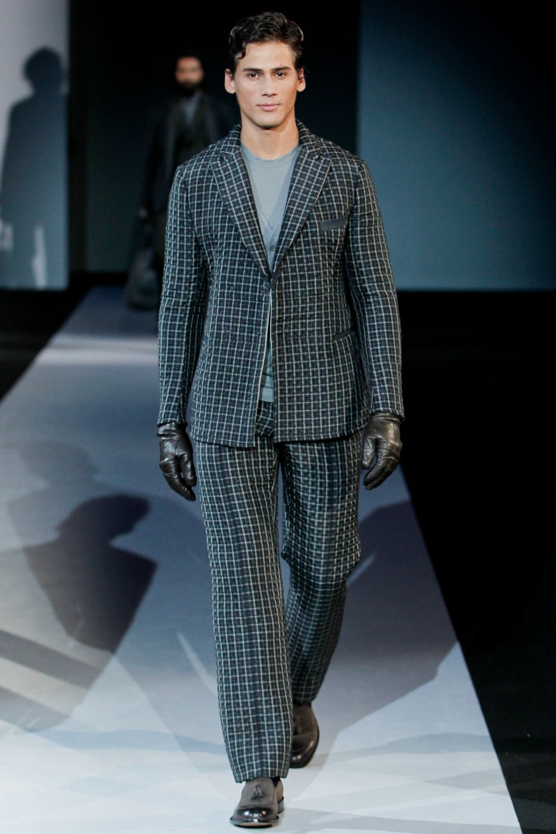 giorgio armani 2011秋冬男装秀场
