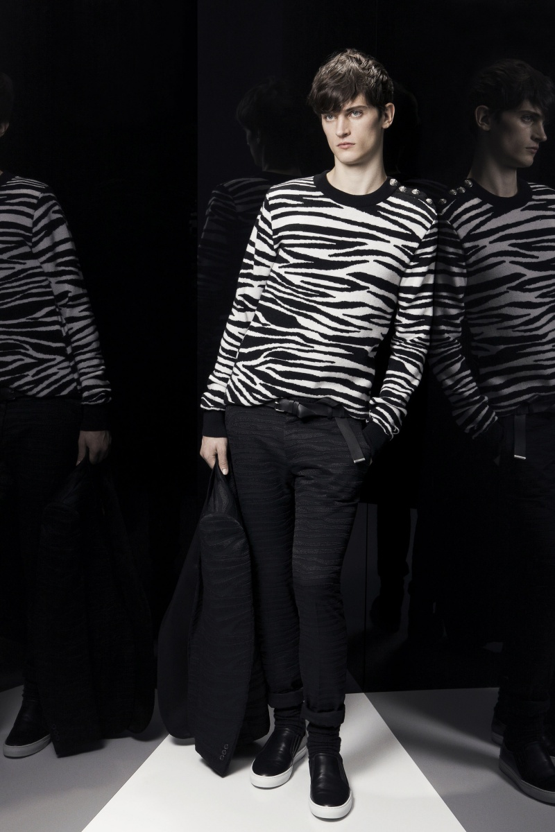 balmain2014秋冬男装秀场
