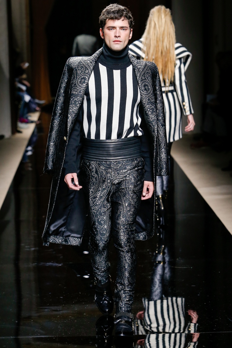balmain2016秋冬男装秀场