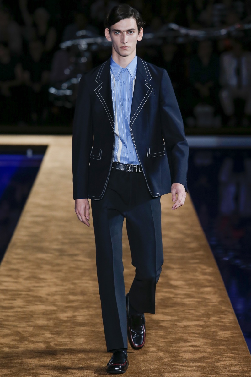 prada2015春夏男装秀场