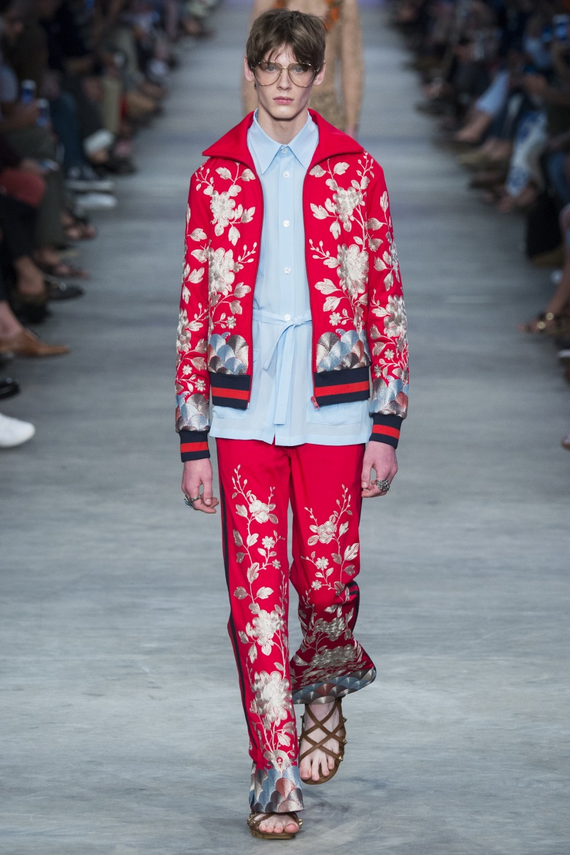 gucci2016春夏男装秀场