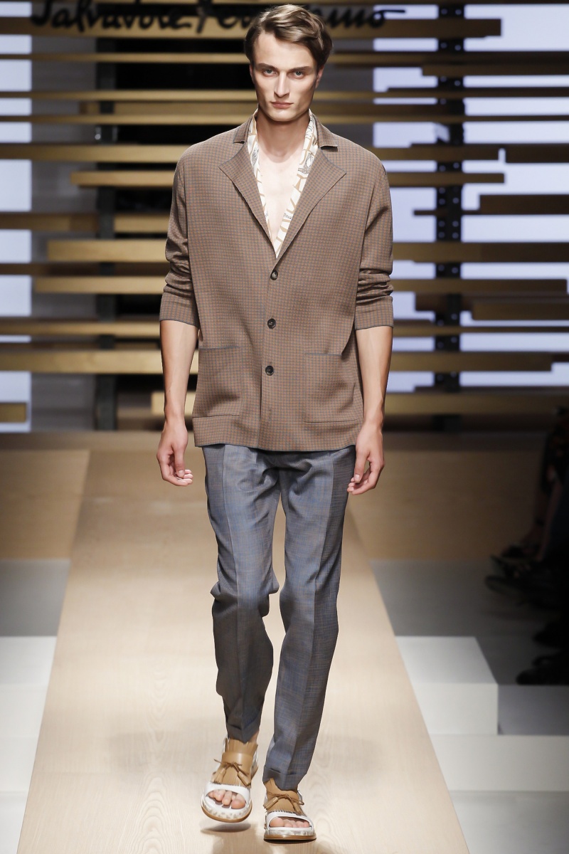 salvatore ferragamo2015春夏男裝秀場