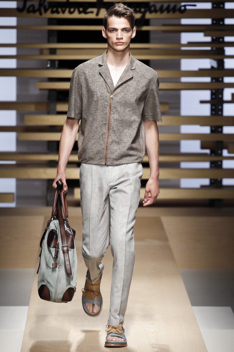 salvatore ferragamo2015春夏男装秀场